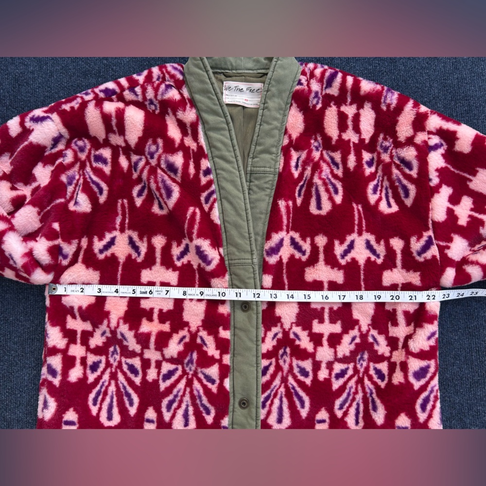 Free People We The Free Vivid Dreams Faux Fur Kimono Jacket - Picture 11 of 16